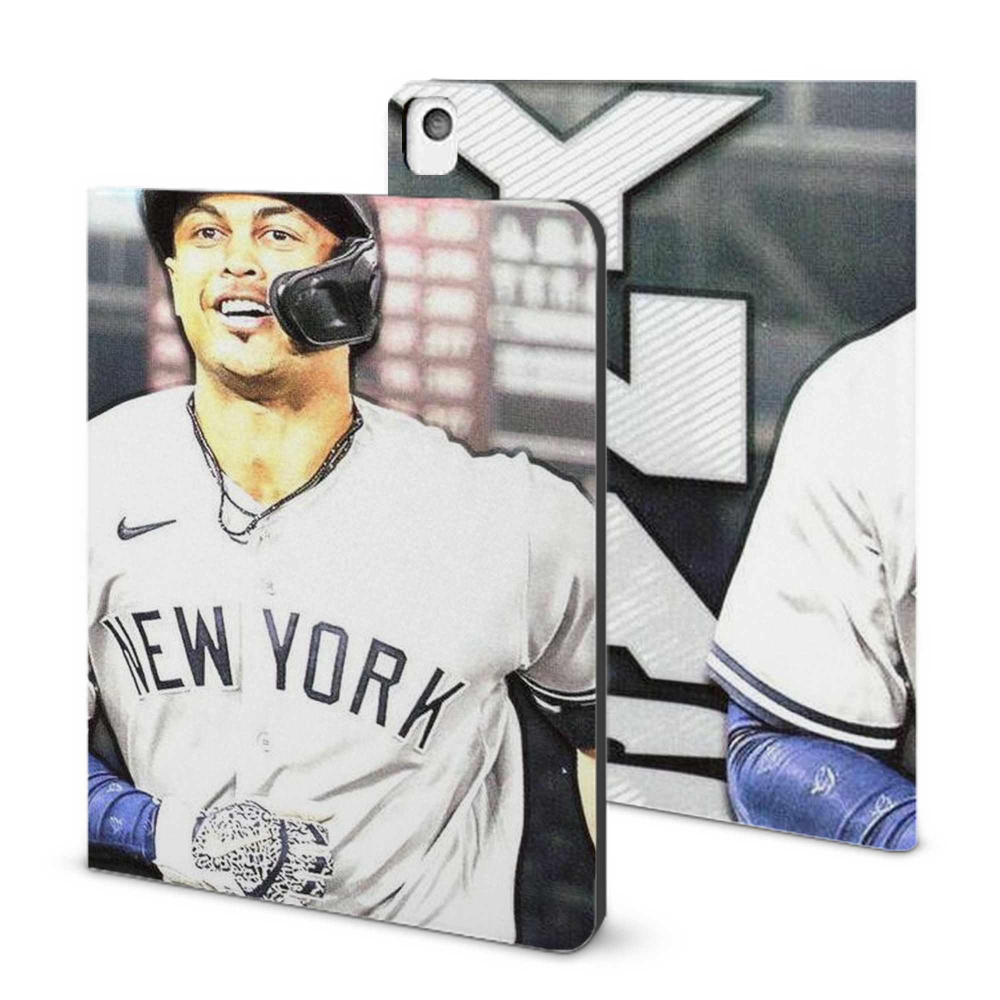 Giancarlo Stanton 21 IPad Book-Style Case With Pencil Slot – Slim PU & TPU Cover – Full Protection, Precise Fit, Water & Scratch Resistant